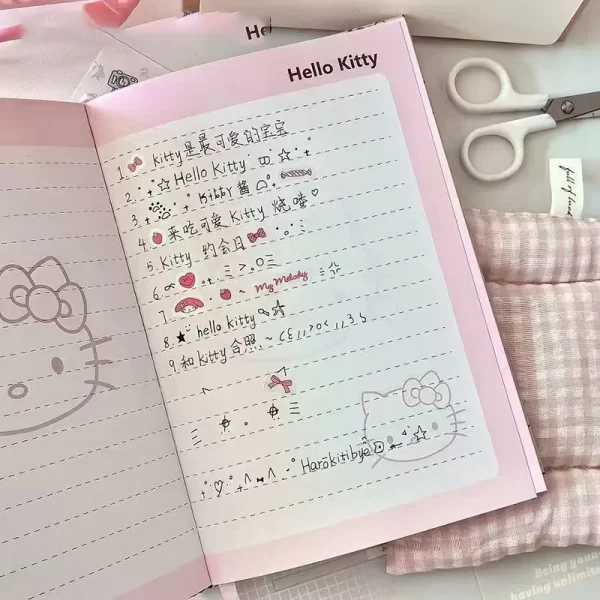 Caderno Hello Kitty A5 - 80 Páginas de Estilo e Delicadeza - Image 2